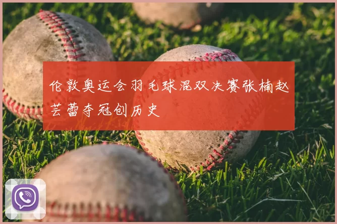 伦敦奥运会羽毛球混双决赛张楠赵芸蕾夺冠创历史